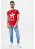 Футболка White Logo Tee Червоний