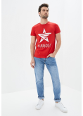 Футболка White Logo Tee Червоний