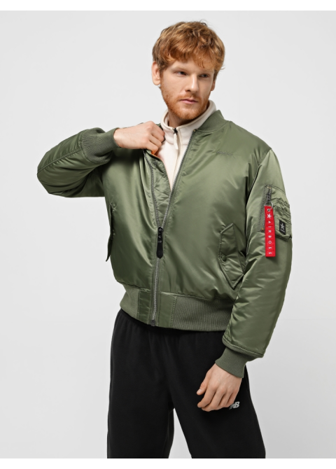 Куртка бомбер MA-1 flight Jacket (NEW GENERATION) Sage Зелений