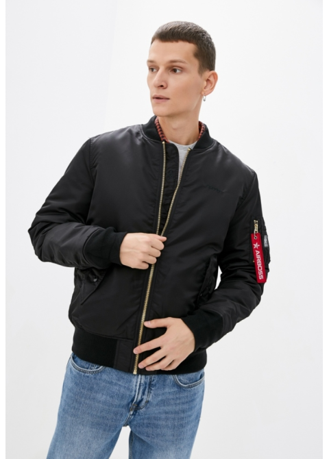 Куртка-бомбер MA-1 Flight Jacket Чорний