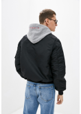Куртка-бомбер CWU Pilot Hooded Jacket Чорний