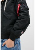 Куртка-бомбер CWU Pilot Hooded Jacket Чорний